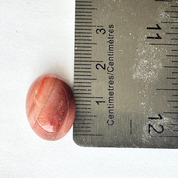 Natural Oval Agate (Aqeeq) 10 Carat Loose Gemstone 18 mm x 11 mm, Brown NEW - Picture 2 of 6